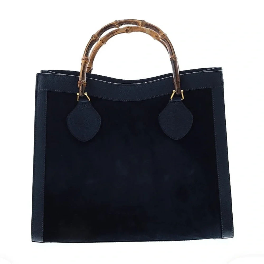 Elegant Black Gucci Dianna Tote Bag with Bamboo Handles - Picture 1 of 5